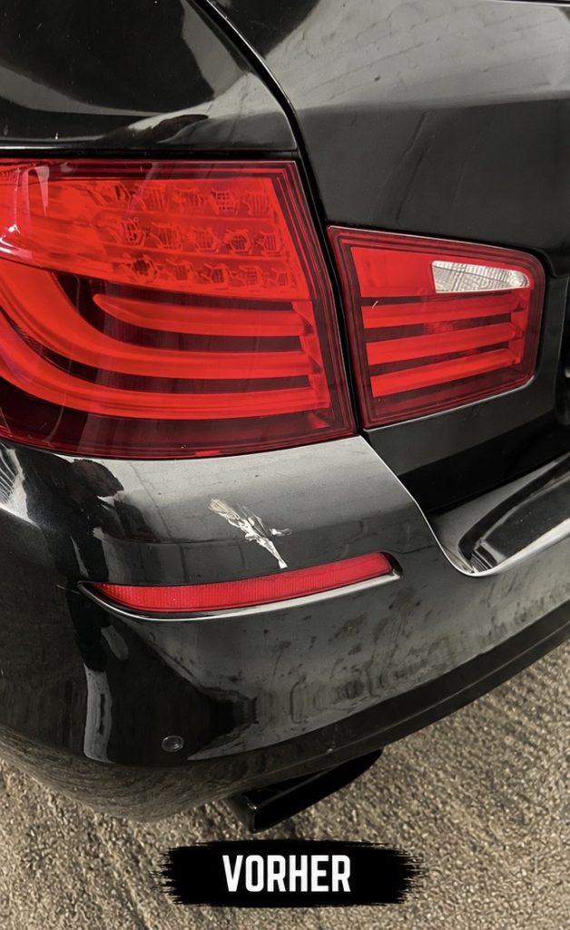 Rotes Rücklicht eines Autos